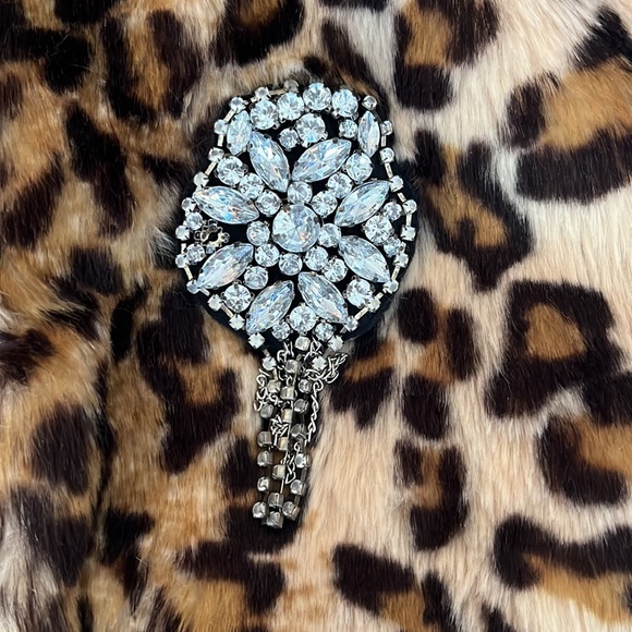 Princess Vera Wang cropped faux fur jacket - Picture 3 of 6